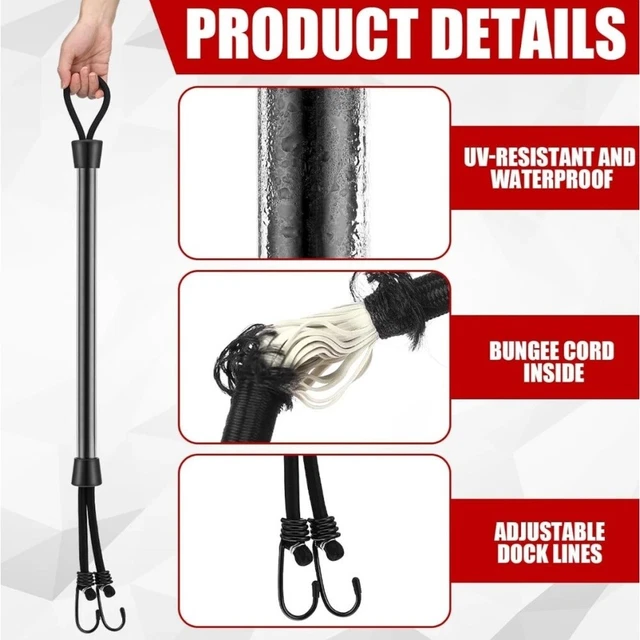 FOR DOCKING FOR Fender Protection Boat Mooring Rope Built-in Shock ...