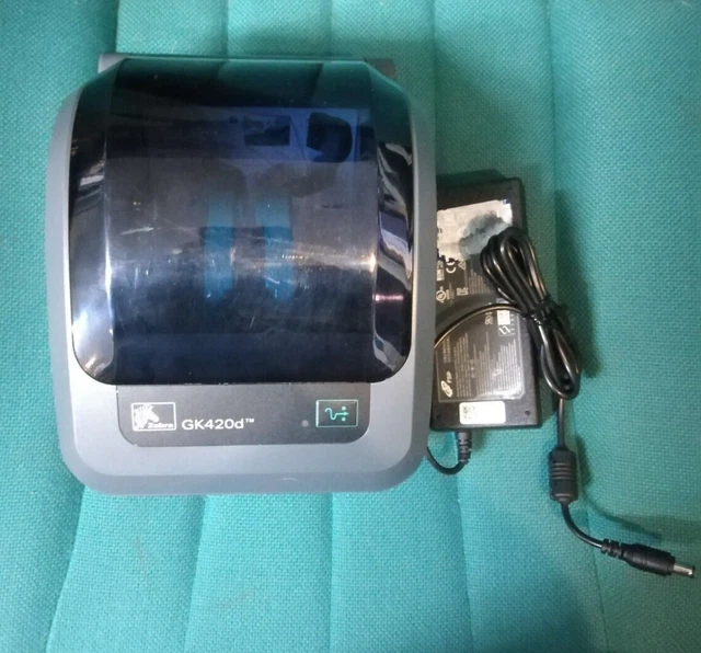 ZEBRA GK420D THERMAL Label Printer with Power Supply 138.96 PicClick