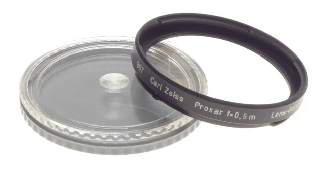 PROXAR f=0,5 LENTE ADPTER CÁMARA DE ENFOQUE DE PRIMER PLANO PARA CASSELBLAD B57 CARCASA ZEISS