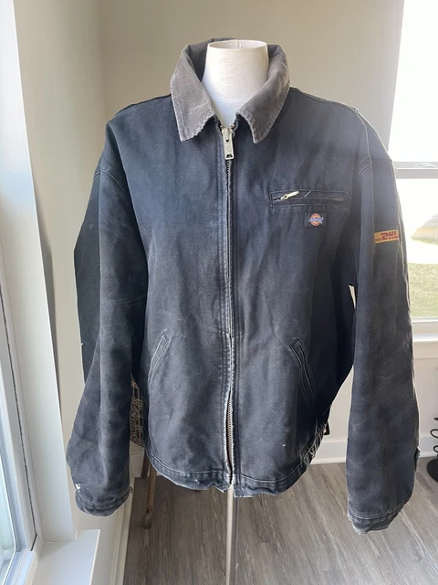 New Dickies Canvas Blanket Lined Jacket XL Duck Work Coat Vintage Detroit Style