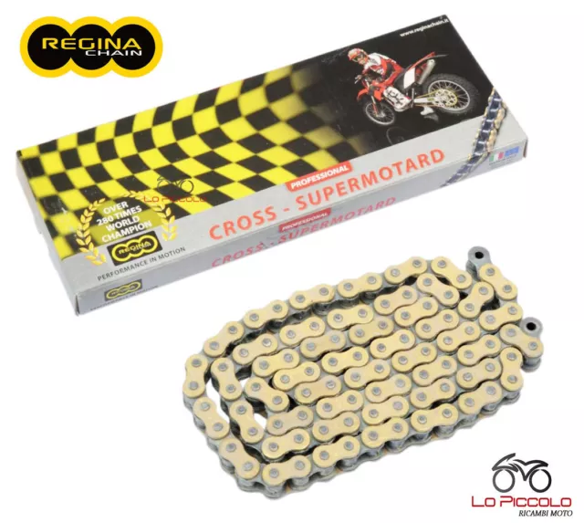 135Rx3 Catena Regina Rx3 Passo 520 Senza O-Ring 120 Maglie Oro Cross Supermotard