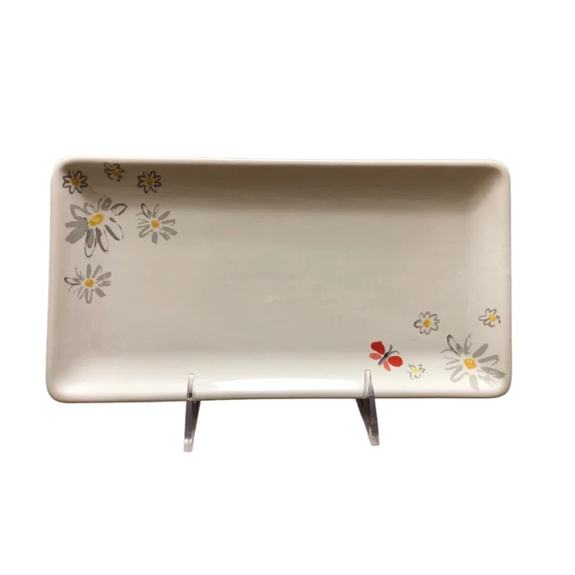 Bandeja de cerámica Kate Spade dalias tocador soporte para joyería