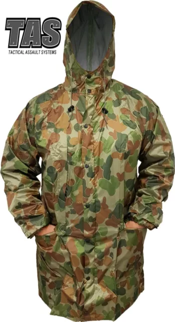 TAS DPCU Auscam Camo Rain Jacket/Coat - Cadets,Hunting,Camping Waterproof