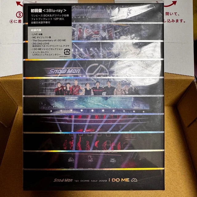 SNOW MAN 1ST DOME Tour 2023 i DO ME Blu-ray Japan Used Japan 7m