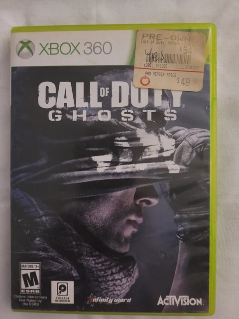 XBOX 360 CALL Of Duty Ghosts EUR 7,33 PicClick ES