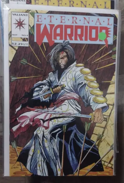 Eternal Warrior  # 4  1992 Valiant Comics Key 1St Bloodshot Apperance Cameo
