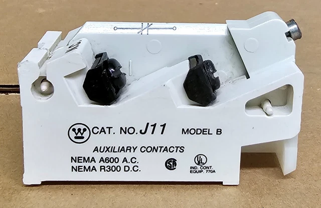 EATON CUTLER HAMMER J11 Auxiliary Contact