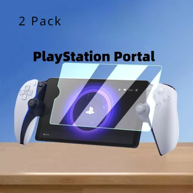 2Pack For PlayStation Portal Tempered Glass Screen Protector Protective Film