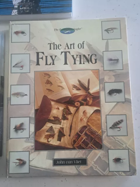 3 Fliegenbindung, Fliegenfischen Bücher. Einer mit DVD 2
