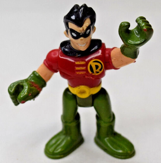 FISHER PRICE IMAGINEXT DC Comics Robin Super Friends Jointed PVC Figure