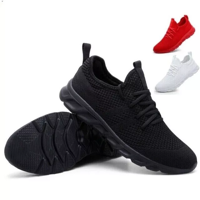 Womens Running Shoes Sport Comfortable Lightweight Mesh Walking Slip-On Sneakers