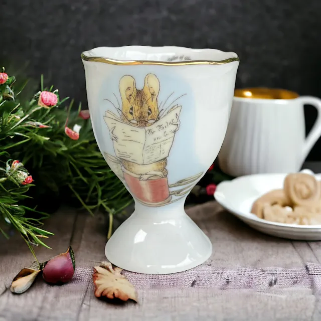The Tailor Of Gloucester Beatrix Potter Egg Cup Reutter Porzellan Germany VGC