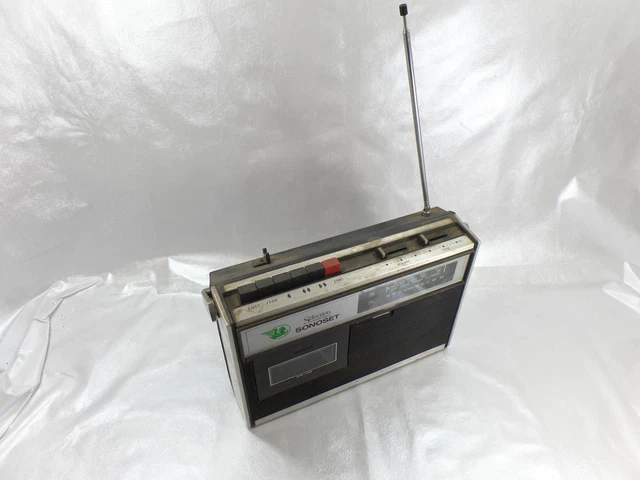 Rétro Lecteur Radio Vecteur Brun Vintage | Vecteur Premium