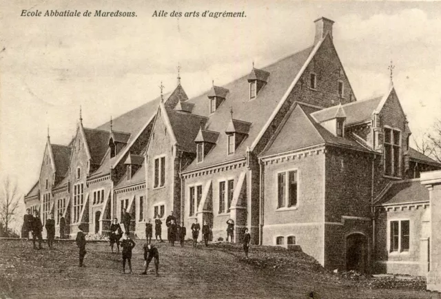 Carte BELGIQUE ANHEE Ecole Abbatiale de MARDESOUS Aile des arts d'Agrémenr