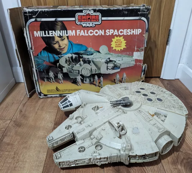 Star Wars The Empire Strikes Back Millennium Falcon Spaceship - Boxed - Palitoy