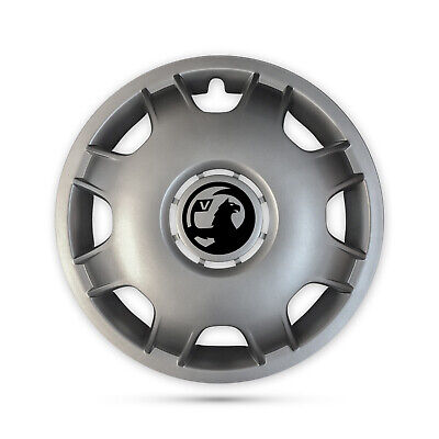 For Vauxhall Zafira Meriva Mpv 4x 16” Deep Dish Silver Wheel Trims Hub Caps Blk