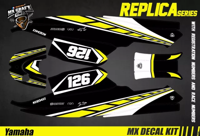 Kit Déco pour / Decal Kit for Jet SkiYamaha Super Jet - Yellow