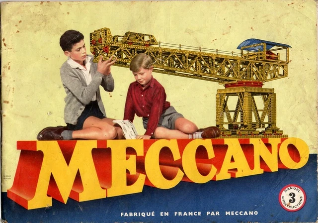 Meccano. Manuel ancien. Modèle 5 de 1950