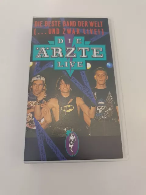 Die Ärzte - Die beste Band der Welt-und zwar live Teil 1 SMV VHS-Kassette Video