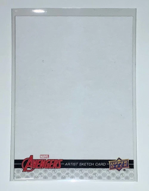 2023 Upper Deck UD Marvel Avengers Blank Sketch Card RARE 1/1 UNRELEASED