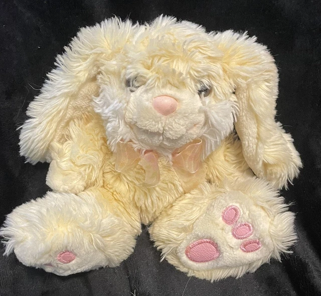 KEEL TOYS CREAM Patchfoot Rabbit Soft Toy Floppy Ears Bunny £15.50