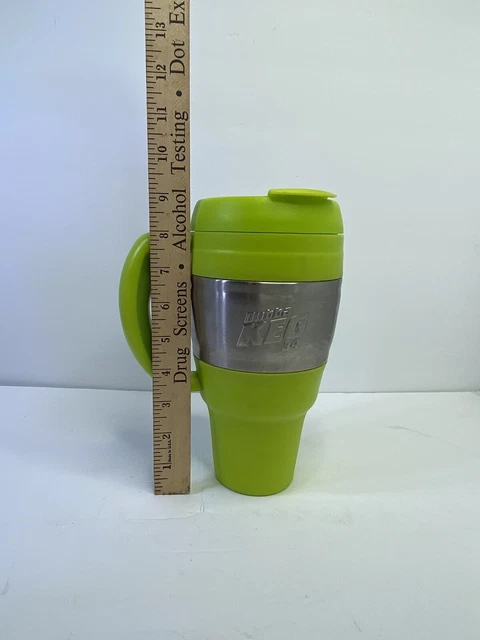 BUBBA KEG Travel Mug with Handle Insulated 34oz Green Silver 3