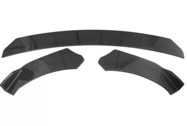 Carbono Pintura Spoiler Frontal Splitter Apto para Fiat Bravo Aletas Difusor D