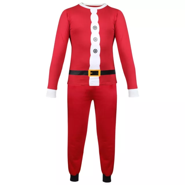 Kids Boys Girls PJ'S Santa Claus Red Christmas Pyjamas Xmas Nightwear 2-6 Yrs