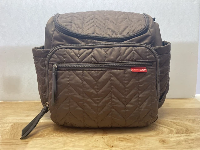 Skip and Hop diaper bag backpack Brown VGC Must See
