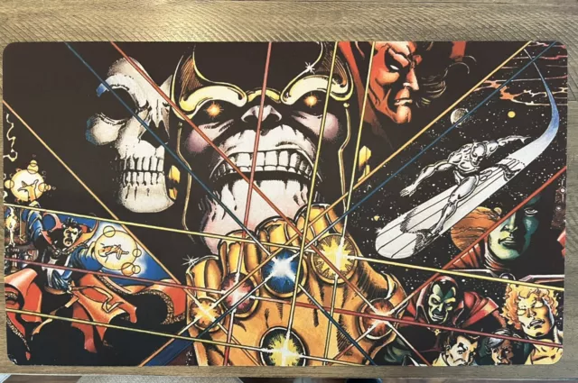 Comics  The Infinity Gauntlet avengers CCG Playmat Custom Playmat Mat Pad