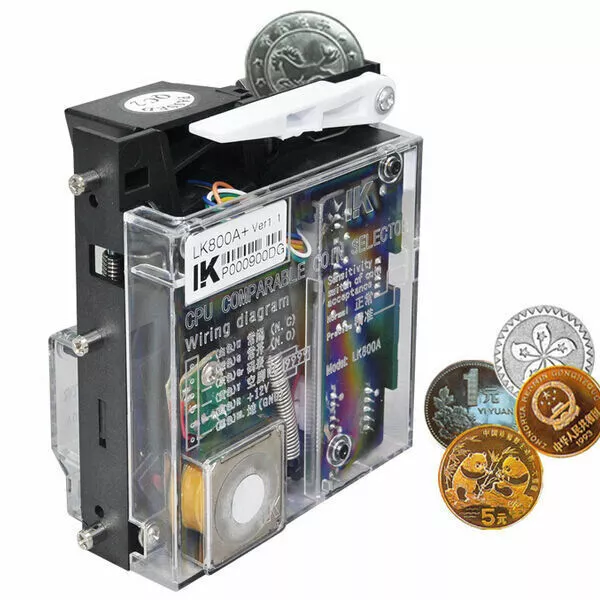 Top Entry CPU Coin Acceptor Selector LK800A+  Coin Mech For Arcade Slot Cabinet