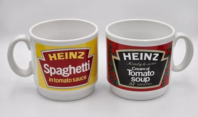 Tazas vintage de sopa de tomate y espaguetis hechas en Inglaterra ENVÍO GRATUITO