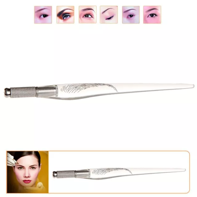 5.79" Aluminum &Plastic Manual Tattoo Pen Permanent Eyebrow Makeup Tool Durable