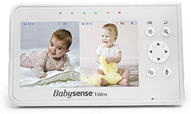 Parent Unit for Split-Screen Video Baby Monitor V43