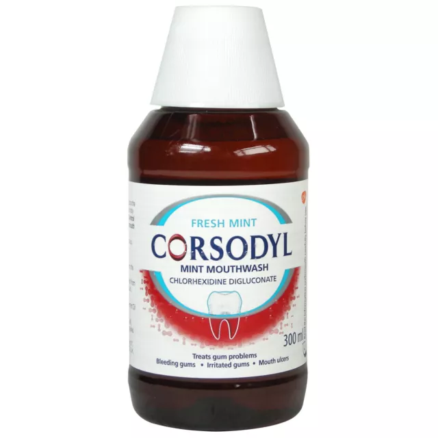 Corsodyl Mint Mouthwash - 300Ml