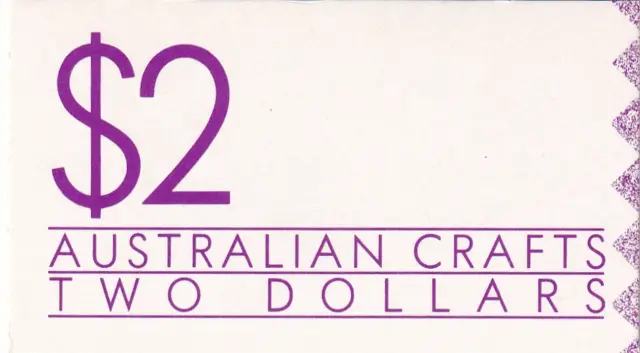 Australia 1988 Australian Craft $2 booklet, MNH