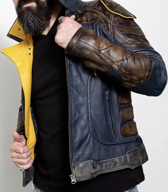Mens Zane Vault Hunter Borderlands Leather Jacket