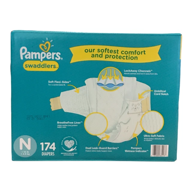 Pampers Swaddlers Diapers - 174 Count