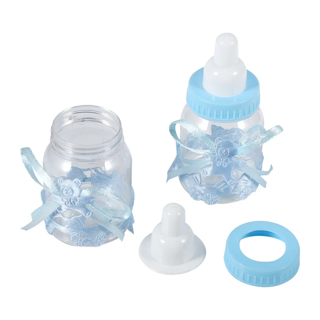 (12pcs Blue)Boîte De Bouteilles De Chocolat Pour La Fête De La Baby Shower, Cade