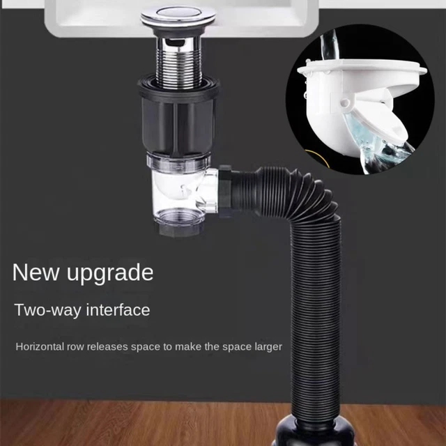 PIPE SET WATER Hose Sewer Drainage Pipe Connector Wash Basin Pipe ...