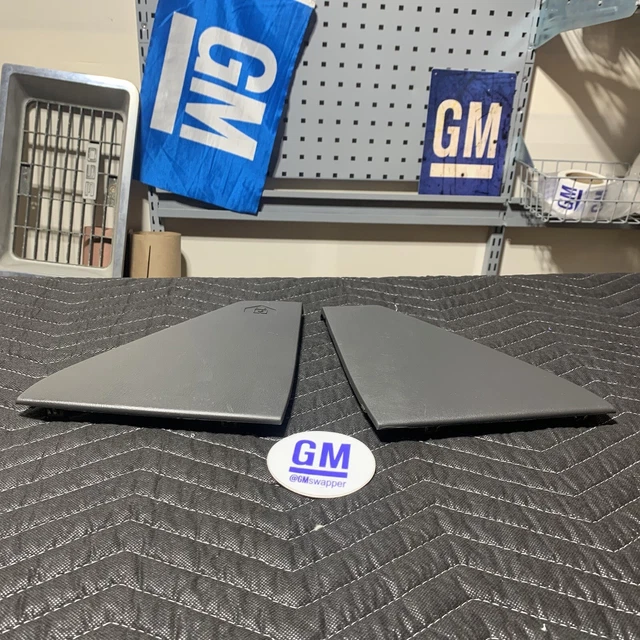 🔥99-06 Nbs Silverado Sierra Dash End Cap Trim Fuse Panel Cover Graphite Pair Gm 🔥99-06 Nbs Silverado Sierra Dash End Cap Trim Fuse Panel Cover Graphite Pair Gm