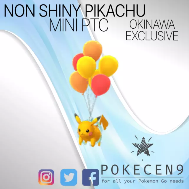 Pokémon Go ✨ 5th anniversary Balloon Pikachu ✨ Shiny Or Non-Shiny ✨ Very  Rare