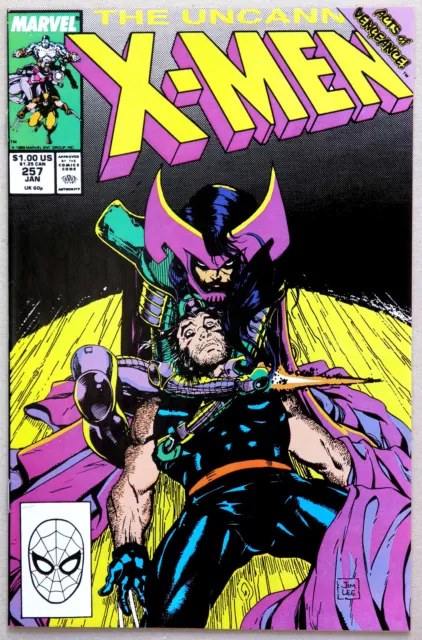Uncanny X-Men #257 Vol 1 - Marvel Comics - Chris Claremont - Jim Lee