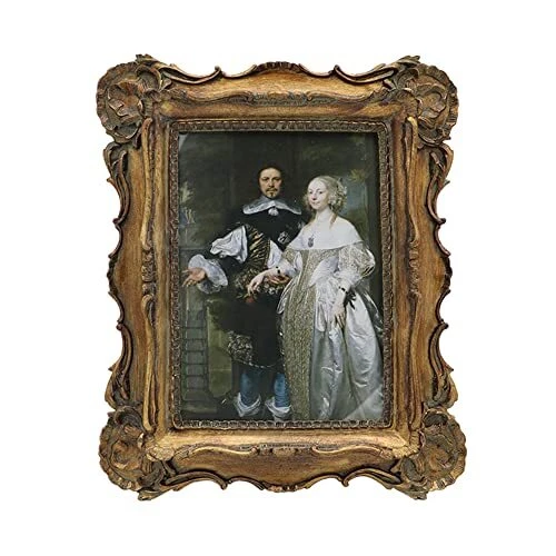 Vintage 5x7 Picture Frame Antique Ornate Home Decor Old Fashioned Gorgeous Photo