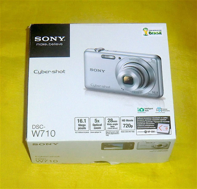 Sony Camera Cybershot Dsc-W710 Solo Scatola E Cartaceo + Memory Stick Pro 2 Gb