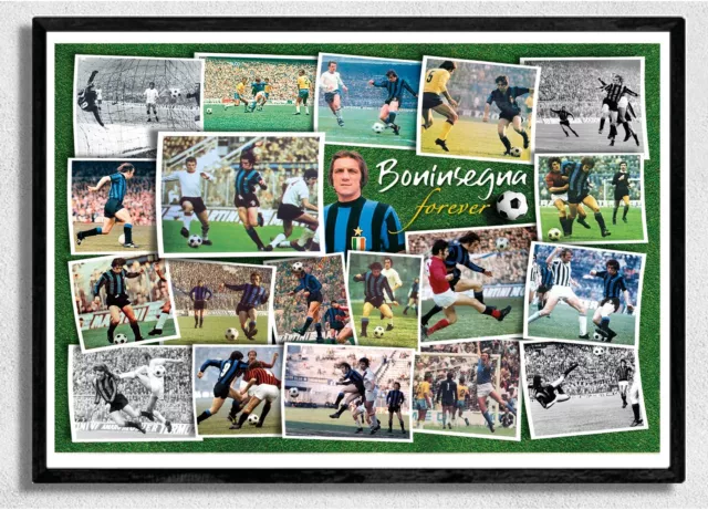 Boninsegna - Inter - Poster formato A4 - Tributo a Bonimba