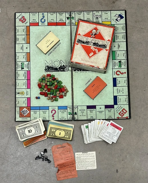 monopoly inglés john waddington ldt años 30 - 4 - Comprar Jogos de tabuleiro antigos no todocoleccion