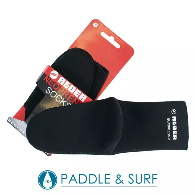 Alder Quatro Calcetines 2.5mm Neopreno Doble Forro Deportes Acuáticos Natación