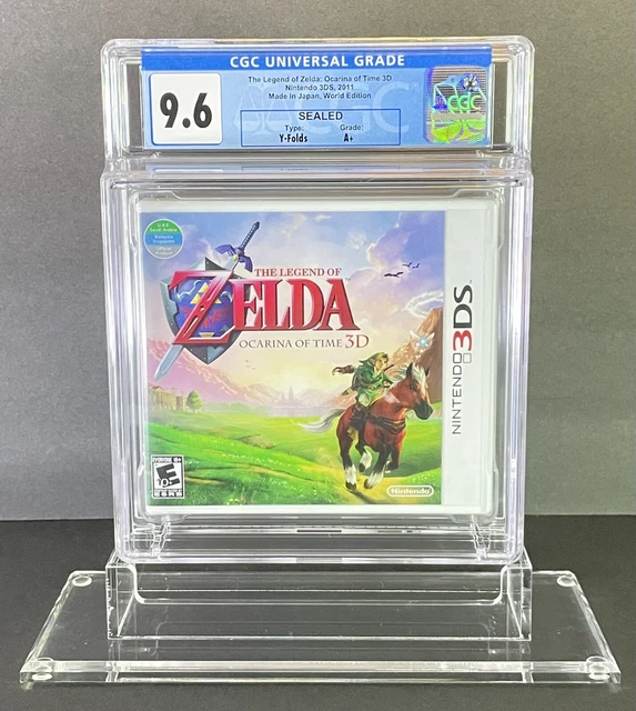 NINTENDO 3DS THE Legend of Zelda Ocarina Of Time 3D CGC Graded 9.6 A+