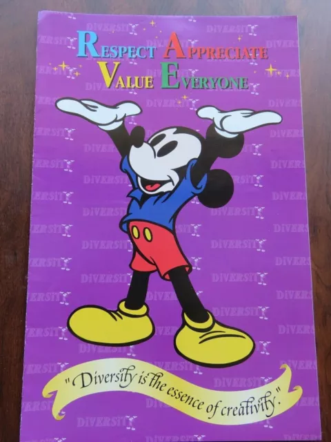 Walt Disney Eyes & Ears Cast Magazine October 30 1997 Mickey Mouse Diversity